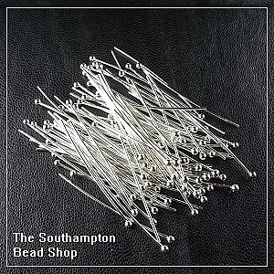 5cm-Ball Head Pins-Silver Plated (50pcs)